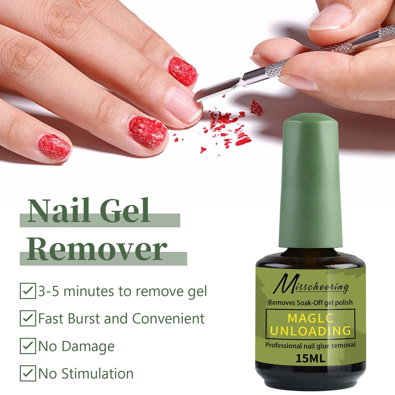 Magic Gel Remover Fast, Gentle & Effortless Gel Polish Removal