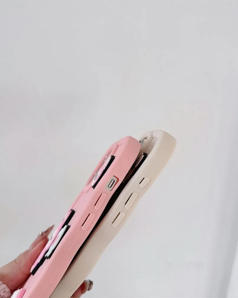 Labubu Cartoon Case with Strap – Soft & Anti-Slip Protection