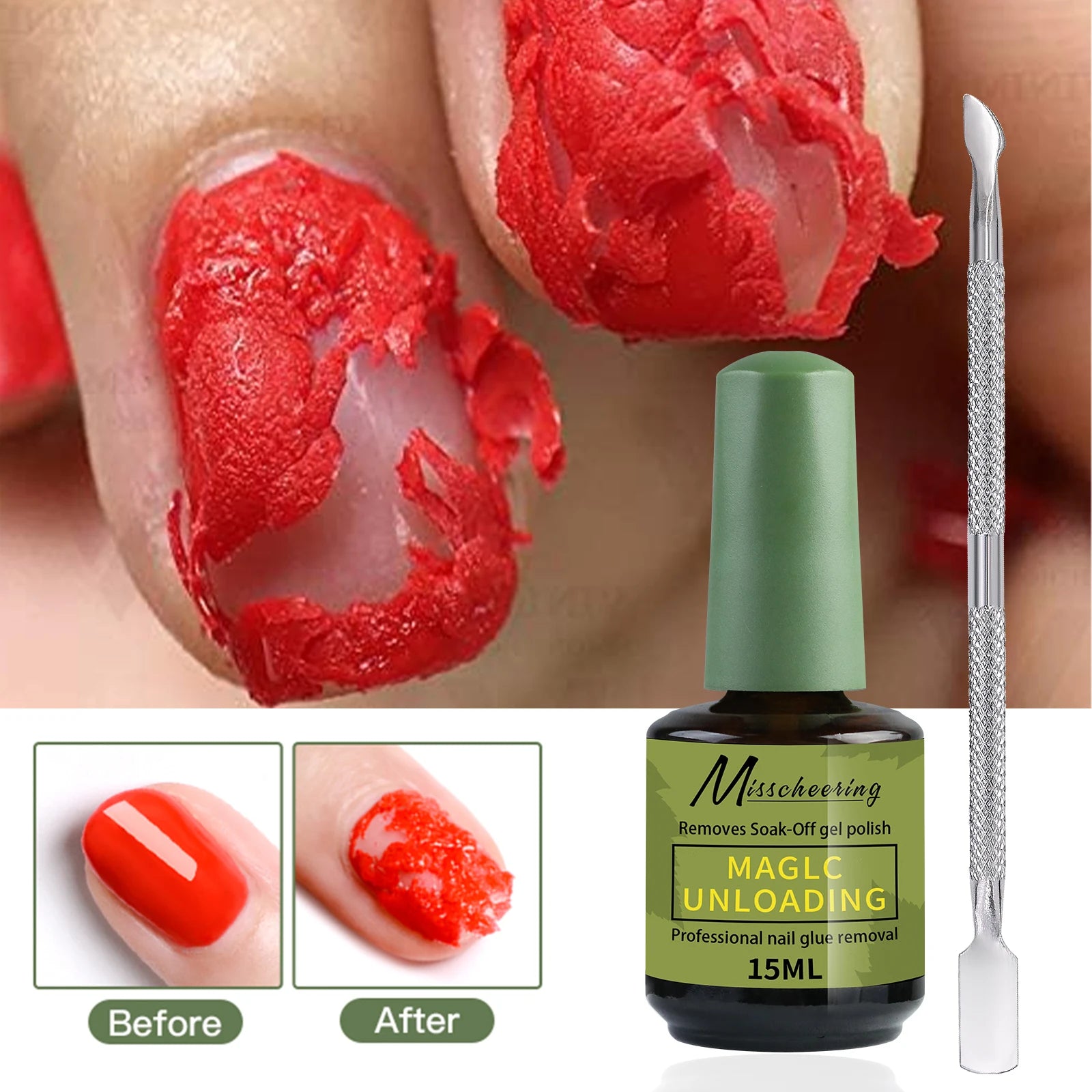 Magic Gel Remover Fast, Gentle & Effortless Gel Polish Removal
