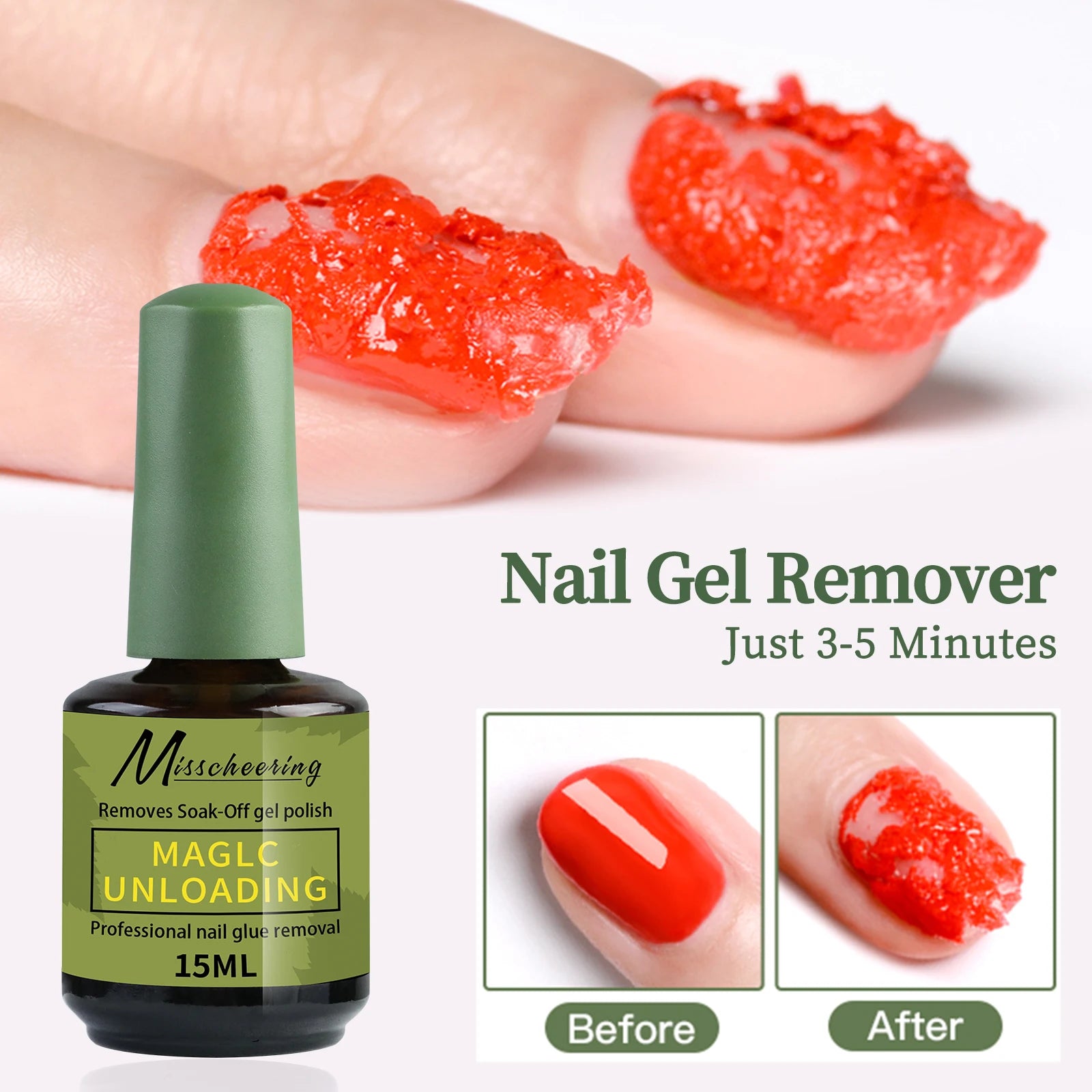 Magic Gel Remover Fast, Gentle & Effortless Gel Polish Removal